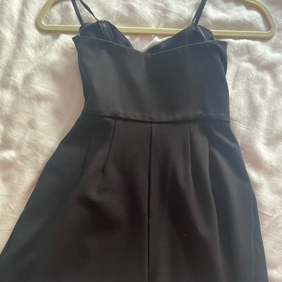 Strapless Black Mini Romper (with Pockets!) - Picture 4 of 8